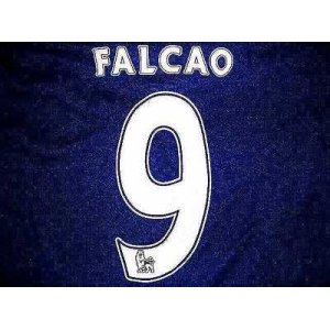 画像: 子供用 K005 チェルシーHOME FALCAO*9 ファルカオ 17 青  ゲームシャツ パンツ付 サッカー ユニフォーム