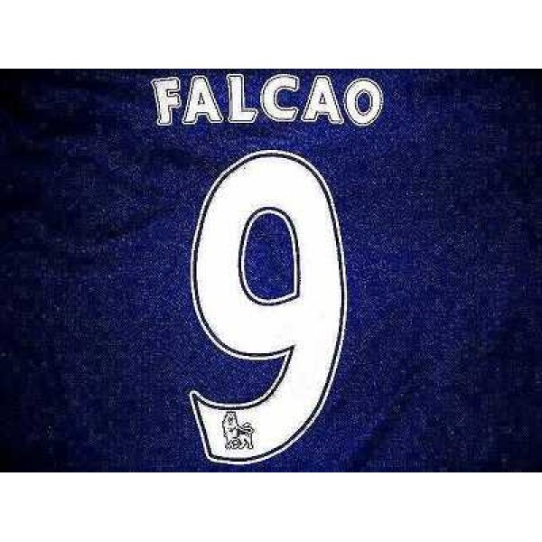 画像1: 子供用 K005 チェルシーHOME FALCAO*9 ファルカオ 17 青  ゲームシャツ パンツ付 サッカー ユニフォーム (1)