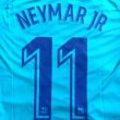 画像1: 大人用 A134 バルセロナAWAY NEYMAR JR*11 ネイマール 18 水色 ゲームシャツ パンツ付 (1)