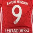 画像1: 大人用 A022 バイエルンHOME LEWANDOWSKI*9 レヴァンドフスキ 赤襟 17 ゲームシャツ パンツ付 /サッカー/オーダーメイド/ネーム作成/通販/キッズ/ジュニア/子供用/大人用/オリジナル (1)