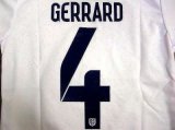 画像: 子供用 K016 イングランド GERRARD*4 ジェラード 白横青 17 ゲームシャツ パンツ付 /サッカー/オーダーメイド/ネーム作成/通販/キッズ/ジュニア/子供用/大人用/オリジナル