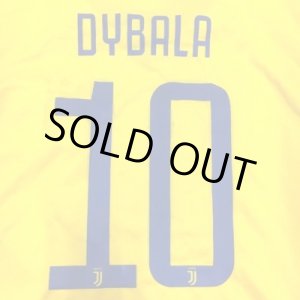 画像: 大人用 A116 ユベントスAWAY DYBALA*10 ディバラ 黄 18 ゲームシャツ パンツ付 /サッカー/オーダーメイド/ネーム作成/通販/キッズ/ジュニア/子供用/大人用/オリジナル