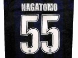 画像: 子供用 K011 インテル NAGATOMO*55 長友 青首白 20