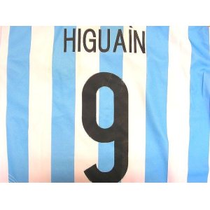 画像: 大人用 A032 アルゼンチン HIGUAIN*9 イグアイン 水色 18