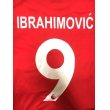 画像1: 子供用 K008 マンチェスターHOME IBRAHIMOVIC*10 イブラヒモビッチ 18 赤 ゲームシャツ パンツ付 (1)