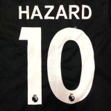 画像: 子供用 K036 チェルシーAWAY HAZARD*10 アザール 黒袖黄 17  ゲームシャツ パンツ付 サッカー ユニフォーム