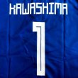 画像1: 大人用 A044 日本代表 KAWASHIMA*1 川島 永嗣 青 19 ゲームシャツ パンツ付 (1)