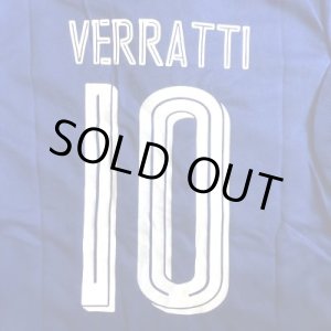 画像: 大人用 A015 イタリア VERRATTI*10 ヴェッラッティ 青 16 ゲームシャツ パンツ付 /サッカー/ユニフォーム