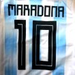 画像1: 大人用 A032 アルゼンチン MARADONA*10 マラドーナ 水色 18 (1)