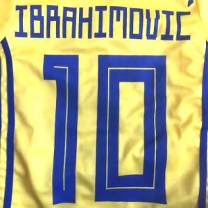 画像: 子供用 K129 スウェーデ IBRAHIMOVIC*10 イブラヒモビッチ 黄 18