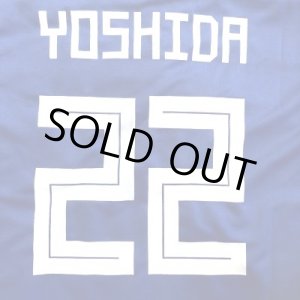 画像: 大人用 A044 日本代表 YOSHIDA*22 吉田 麻也 青 19 ゲームシャツ パンツ付