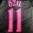 画像1: 子供用 K019 アーセナル OZIL*11 エジル 黒桃 18 (1)