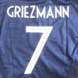 画像1: 大人用 A043 フランス GRIEZMANN*7 グリーズマン 青 18 ゲームシャツ パンツ付  (1)