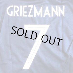 画像: 大人用 A043 フランス GRIEZMANN*7 グリーズマン 青 18 ゲームシャツ パンツ付 