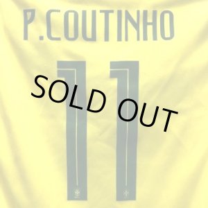 画像: 大人用 A012 ブラジル P.COUTINHO*11 コウチーニョ  黄 18