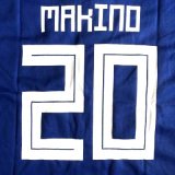 画像: 子供用 K044 日本代表 MAKINIO*20 槙野 智章 青 19 ゲームシャツ パンツ付