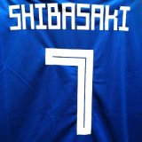 画像: 子供用 K044 日本代表 SHIBASAKI*7 柴崎 岳 青 19 ゲームシャツ パンツ付