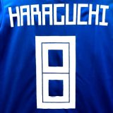 画像: 子供用 K044 日本代表 HARAGUCHI*8 原口 元気 青 19 ゲームシャツ パンツ付