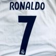 画像1: 大人用 A001 レアルマドリード RONALDO*7 ロナウド 白黒 19 ゲームシャツ パンツ付 (1)