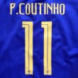 画像1: 子供用 K049 ブラジル P.COUTINHO*11 コウチーニョ 青 18 ゲームシャツ パンツ付  (1)