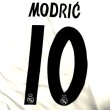 画像1: 大人用 A001 レアルマドリード MODRIC*10 モドリッチ 白黒 19 ゲームシャツ パンツ付 (1)