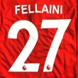 画像1: 子供用 K008 マンチェスターHOME FELLAINI*27 フェライニ 18 赤 ゲームシャツ パンツ付 (1)