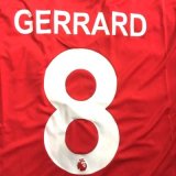 画像: 子供用 K010 リバプール GERRARD*8 ジェラード  赤 19 ゲームシャツ パンツ付