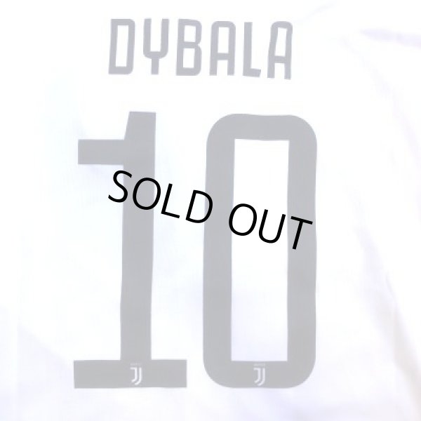 画像1: 大人用 A007 ユベントス DYBALA*10 ディバラ 白黒 19 ゲームシャツ パンツ付 (1)