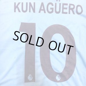 画像: 子供用 K068 マンチェスターシティ KUN AGUERO*10 アグエロ 水肩紫 20 ゲームシャツ パンツ付 /サッカー/オーダーメイド/ネーム作成/通販/キッズ/ジュニア/子供用/大人用/オリジナル 