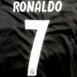 画像: 子供用 K027 レアルマドリード RONALDO*7 ロナウド 黒グレー 19 ゲームシャツ パンツ付