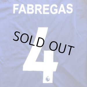 画像: 大人用 A005 チェルシー FABREGAS*4 セスク 青 20 ゲームシャツ パンツ付