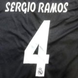 画像: 子供用 K027 レアルマドリード SERGIO RAMOS*4 セルヒオラモス 黒グレー 19 ゲームシャツ パンツ付