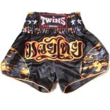 画像: 新品 サテン 115 TWINS ボクシングパンツ S/M/L/XL 選択 オレンジ迷彩 /ツインズ/ボクシング