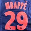 画像1: 子供用 K072 パリサンジェルマン MBAPPE*29 ムバッペ エムべぺ 紺赤 19 ゲームシャツ パンツ付 (1)