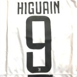 画像: 子供用 K007 ユベントス HIGUAIN*9 イグアイン 白黒 19 ゲームシャツ パンツ付