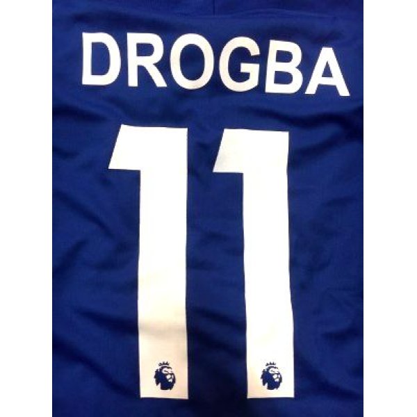 画像1: 子供用 K005 チェルシー DROGBA*11 ドログバ 20 青  ゲームシャツ パンツ付 サッカー ユニフォーム (1)