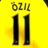 画像: 子供用 K019 アーセナルAWAY OZIL*11 エジル 黄襟黒 17 ゲームシャツ パンツ付/サッカー/オーダーメイド/ネーム作成/通販/キッズ/ジュニア/子供用/大人用/オリジナル