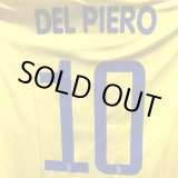 画像: 大人用 A116 ユベントスAWAY DEL PIERO*10 デルピエロ 黄 18 ゲームシャツ パンツ付 /サッカー/オーダーメイド/ネーム作成/通販/キッズ/ジュニア/子供用/大人用/オリジナル