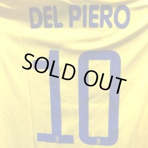 画像: 大人用 A116 ユベントスAWAY DEL PIERO*10 デルピエロ 黄 18 ゲームシャツ パンツ付 /サッカー/オーダーメイド/ネーム作成/通販/キッズ/ジュニア/子供用/大人用/オリジナル