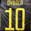 画像1: 子供用 K116 ユベントス DYBALA*10 ディバラ 黒黄 19 ゲームシャツ パンツ付 (1)