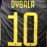 画像: 大人用 A116 ユベントス DYBALA*10 ディバラ 黒黄 19 ゲームシャツ パンツ付