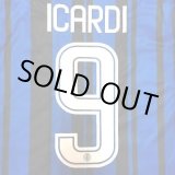 画像: 大人用 A011 インテル インターミラン ICARDI*9 イカルディ 青黒 19 ゲームシャツ パンツ付