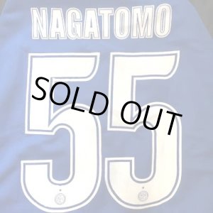 画像: 大人用 A011 インテル インターミラン NAGATOMO*55 長友 青黒 19 ゲームシャツ パンツ付