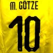 画像1: 子供用 K017 ボルシア ドルトムント M.GOTZE*10 マリオゲッツェ 黄袖黒 19 ゲームシャツ パンツ付 (1)