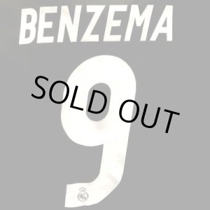 画像: 大人用 A027 レアルマドリード BENZEMA*9 ベンゼマ 黒グレー 19 ゲームシャツ パンツ付 