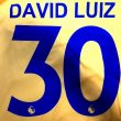 画像1: 大人用 A036 チェルシー DAVID LUIZ*30 ダビド ルイス 黄色 19 ゲームシャツ パンツ付  (1)