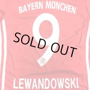 画像: 大人用 A022 バイエルン LEWANDOWSKI*9 レヴァンドフスキ 赤 20 ゲームシャツ パンツ付 