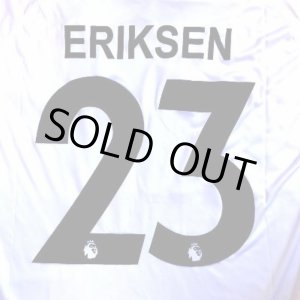 画像: 子供用 K023 トットナム ERIKSEN*23 エリクセン 白 20 ゲームシャツ パンツ付