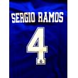 画像1: 子供用 K027 レアルマドリード SERGIO RAMOS*4 セルヒオラモス 紺金 20 ゲームシャツ パンツ付 (1)