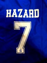 画像: 大人用 A027 レアルマドリード HAZARD*7 アザール 紺金 20 ゲームシャツ パンツ付